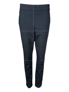 ANN KLEIN Pull On Knit Trousers, No Pockets, Wide Comfort Elastic Waist, Size M.